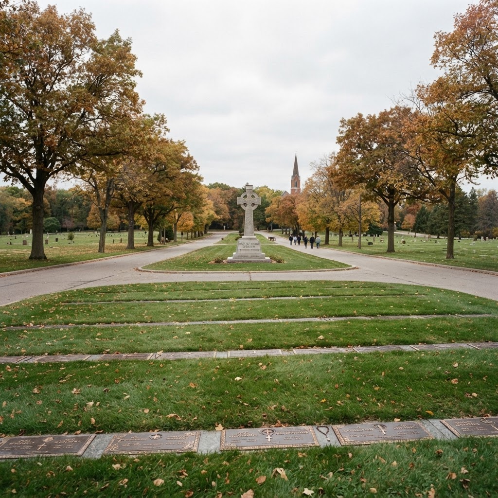 Cemetery plot for sale at Holy Sepulchre Cemetery, Southfield, Michigan