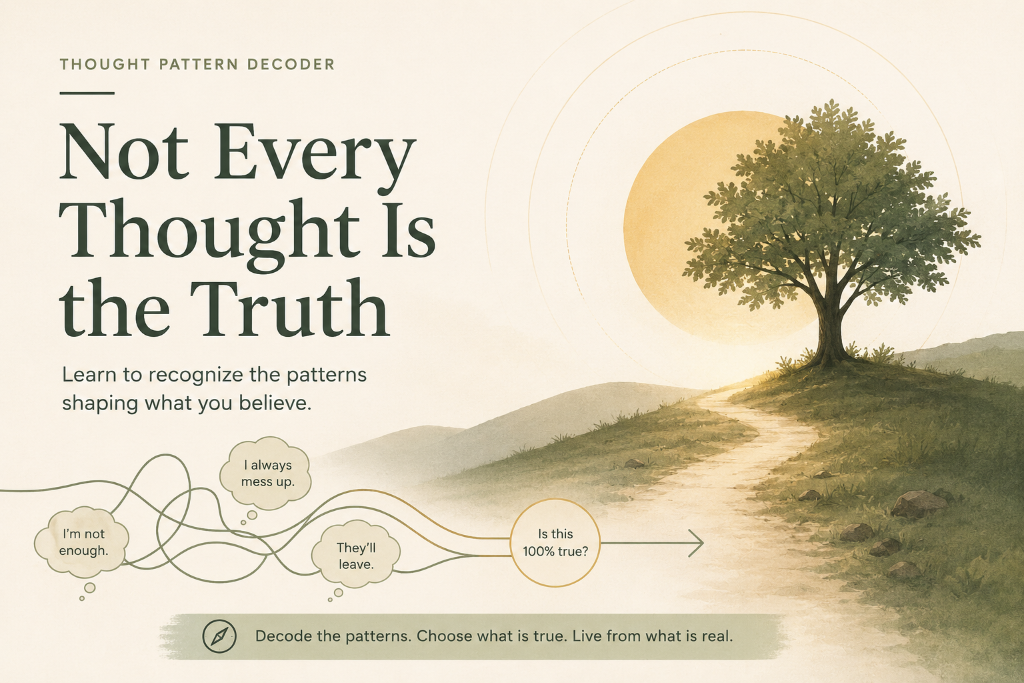 The Thought Pattern Decoder — not every thought is the truth