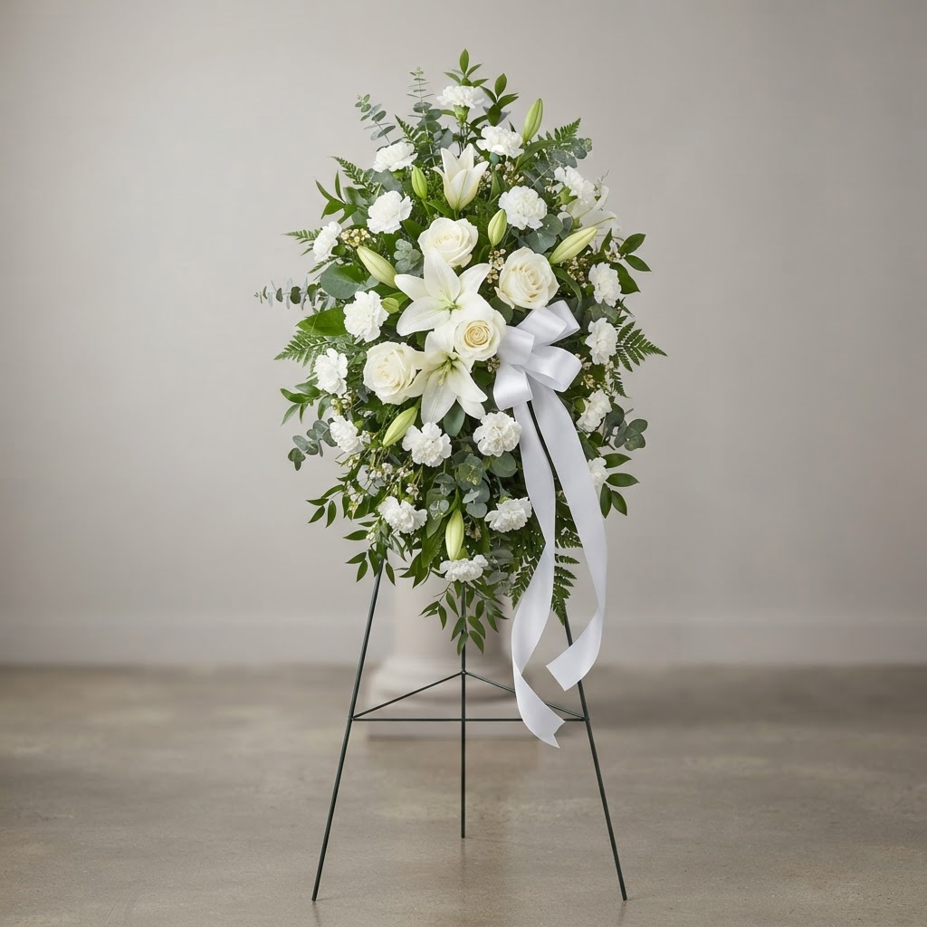 Eternal Peace Tribute Standing Spray