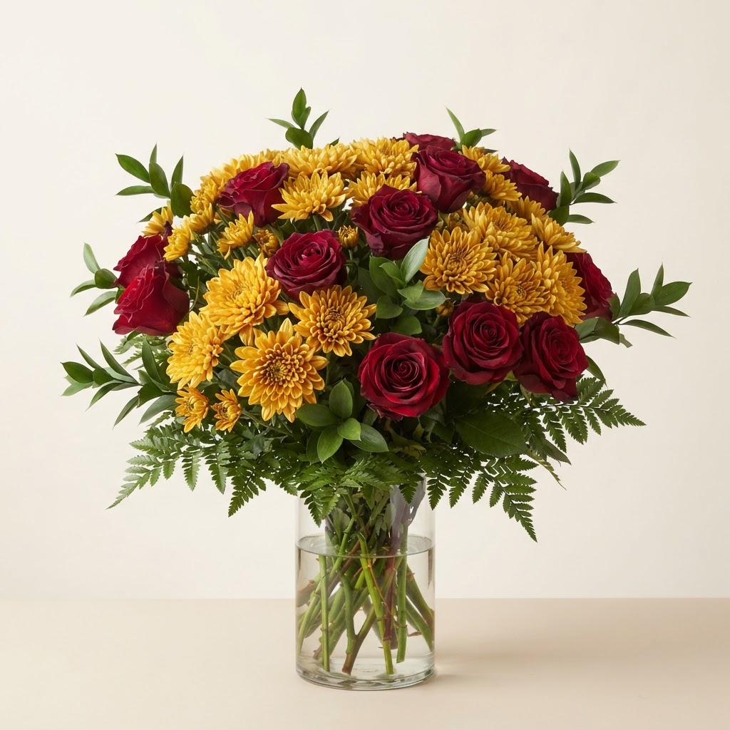 Fall Golden Mums