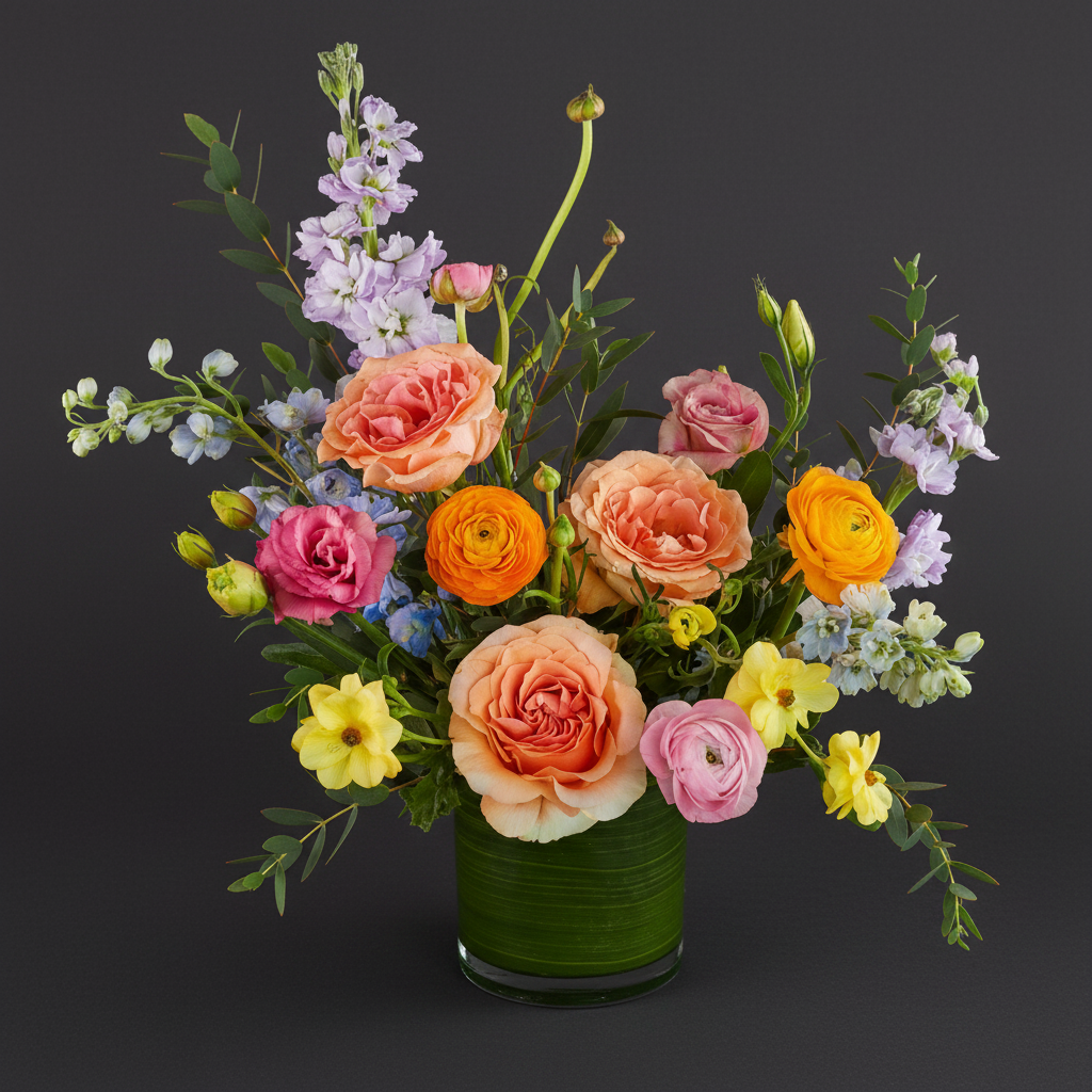 Spring Meadow Serenity Vase
