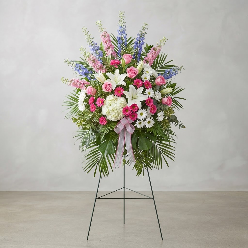 Pink Paradise Standing Spray