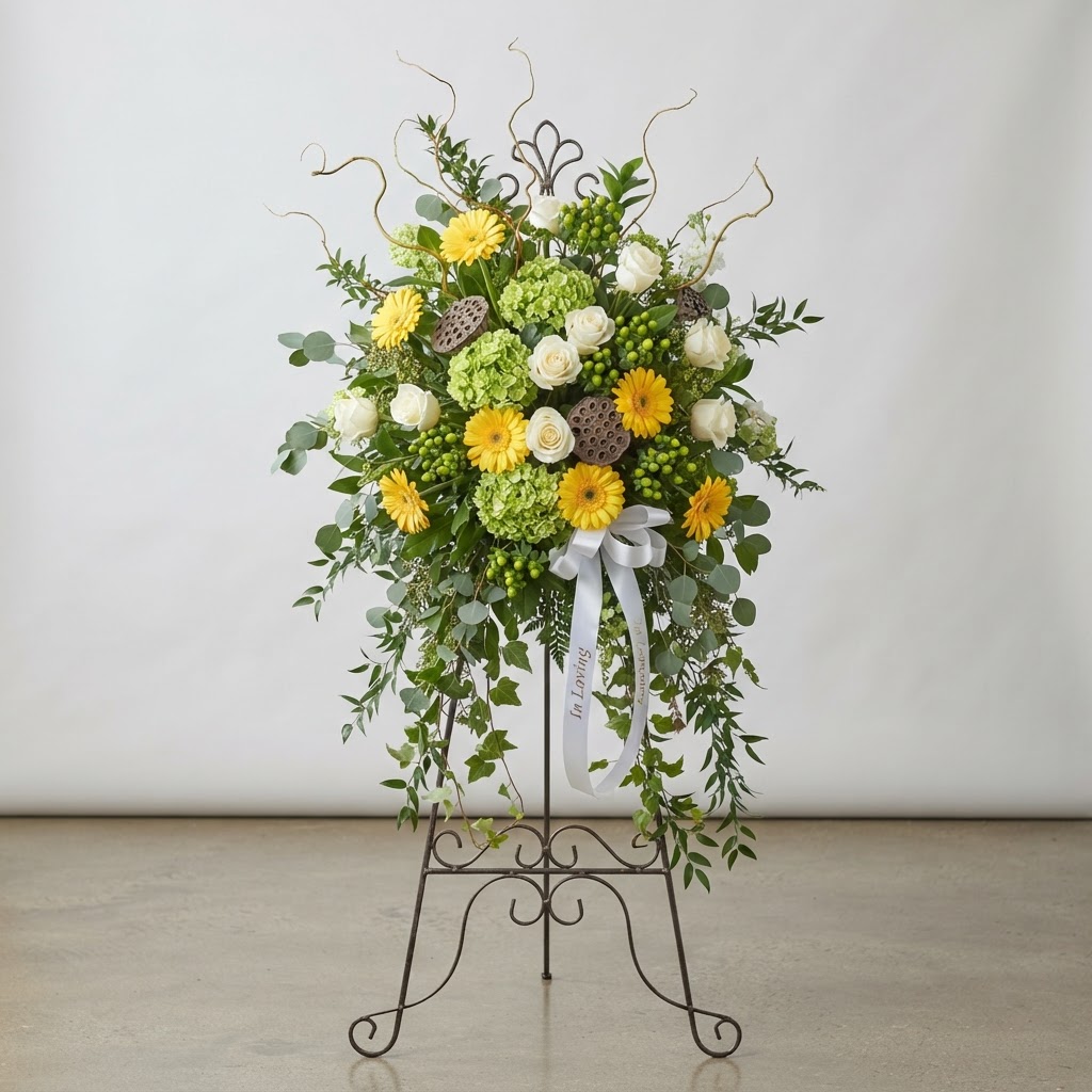 Lotus Garden Standing Spray