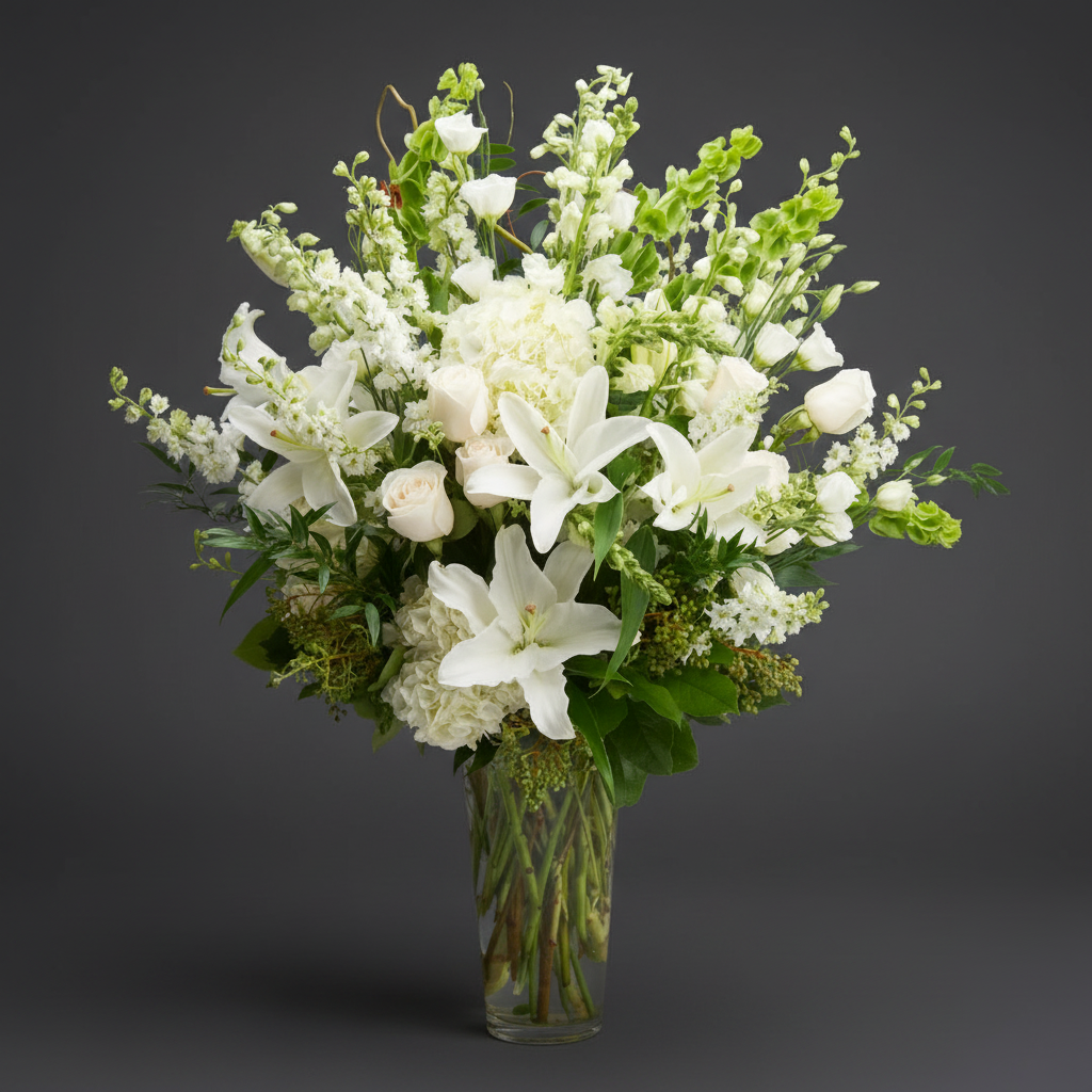 Timeless White Grace Vase