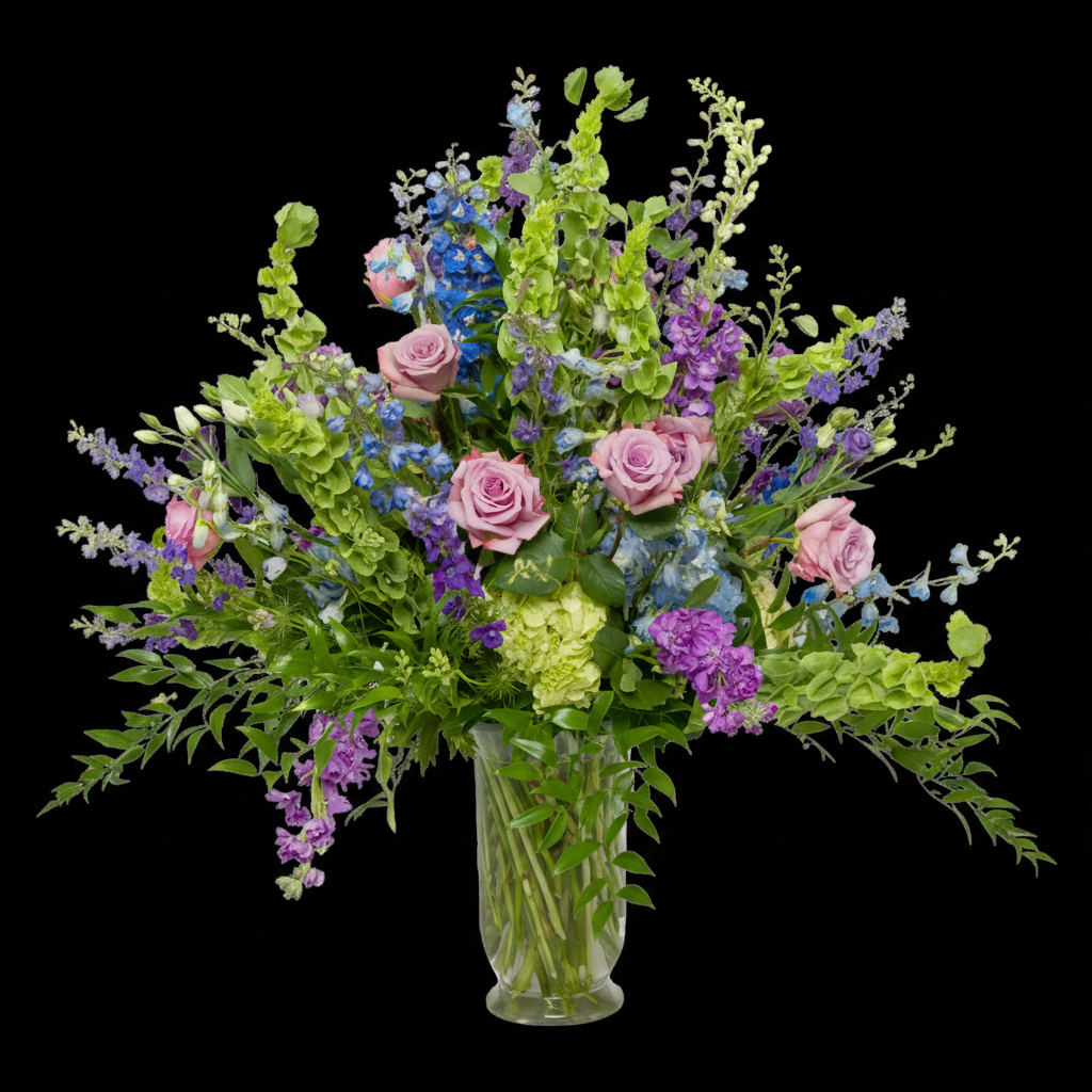 Tranquil Garden Vase Arrangement