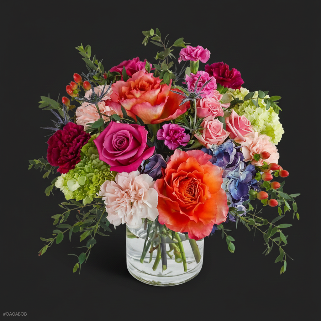 Vibrant Celebration Garden Vase
