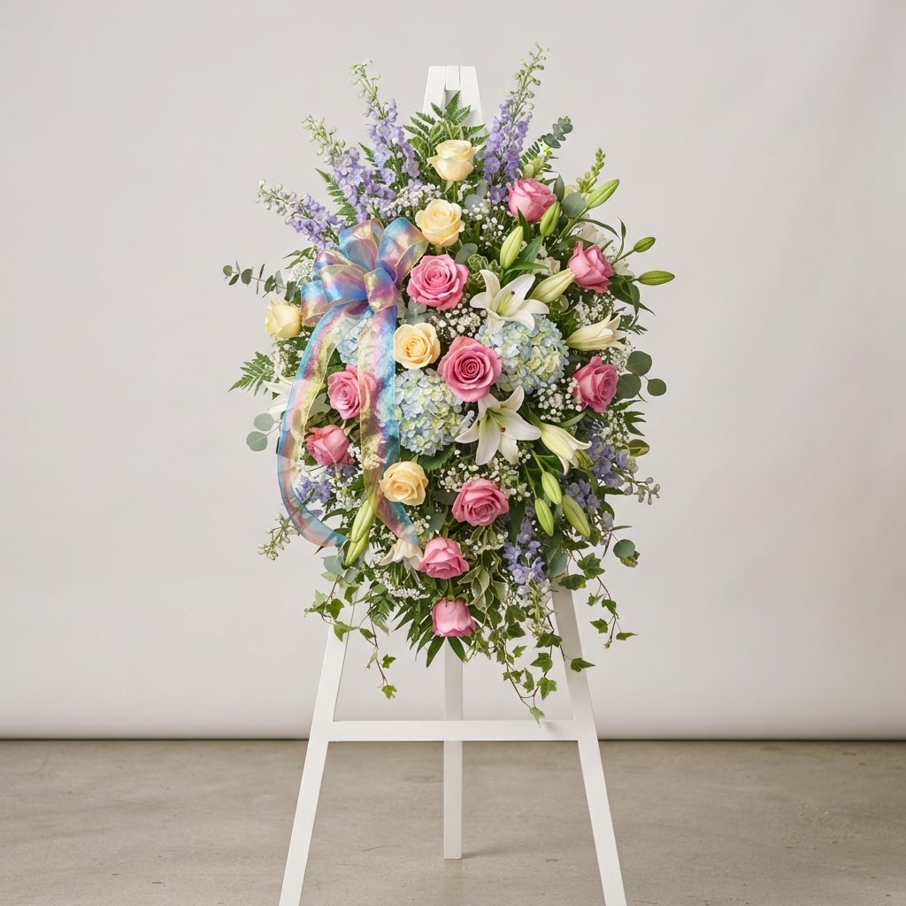 Pastel Celebration Standing Spray