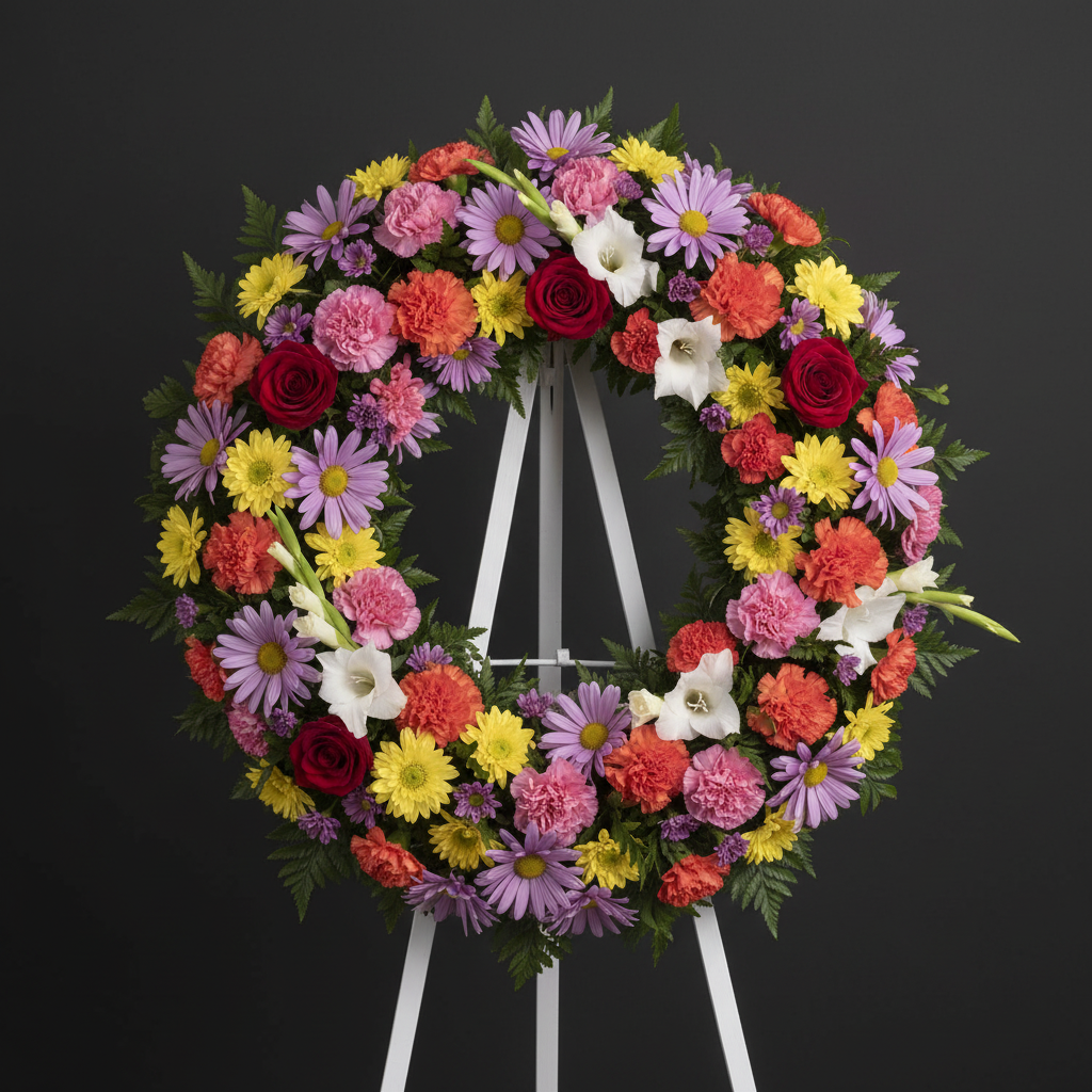 Vibrant Celebration Wreath