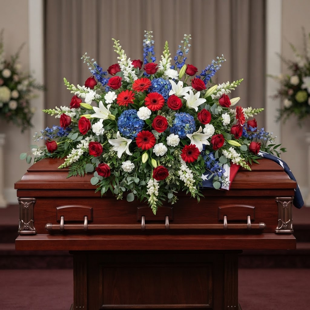 Unity of Honor Casket Spray
