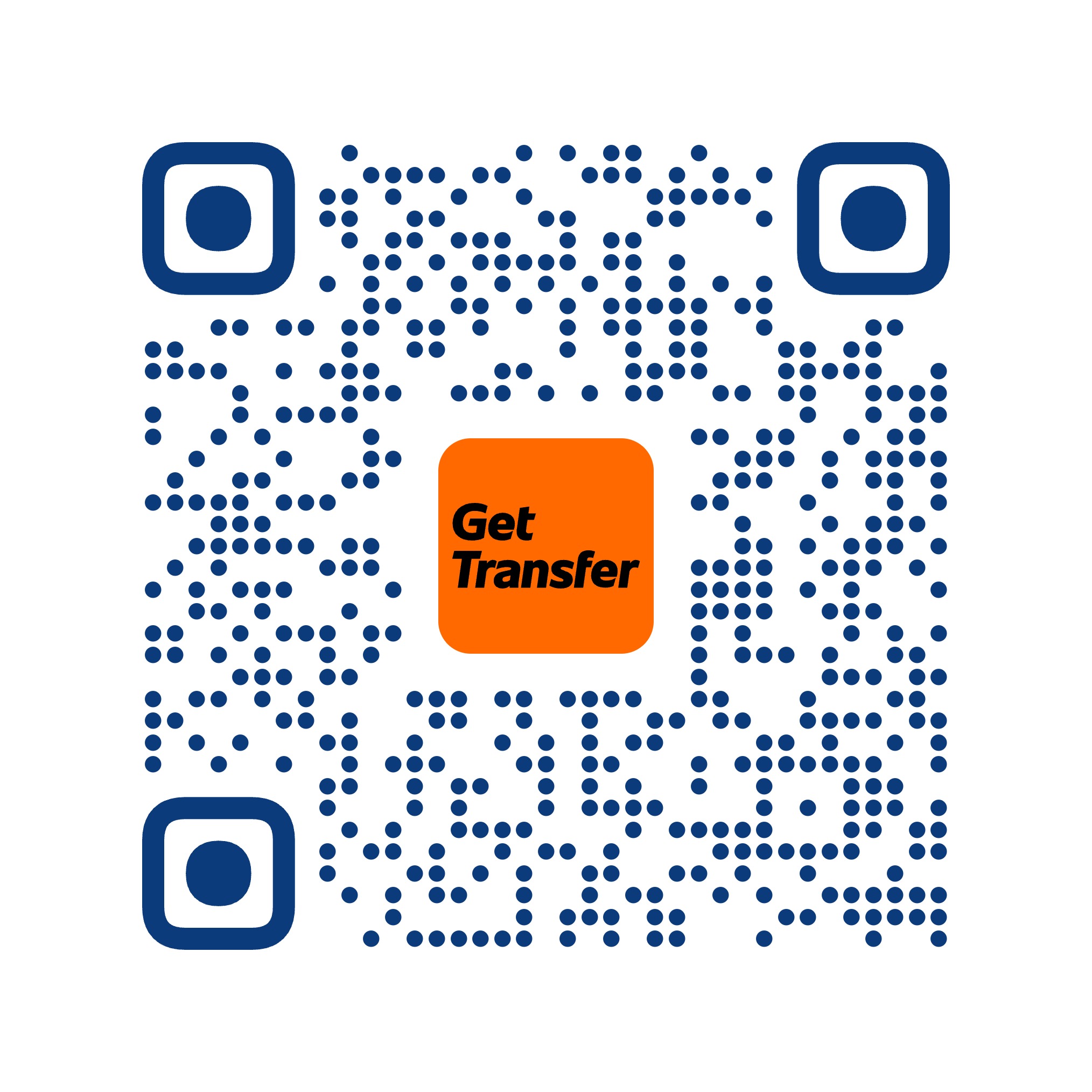 Scan QR code for mobile access to airport transfers