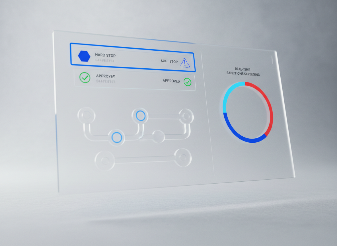 Screening des paiements interface