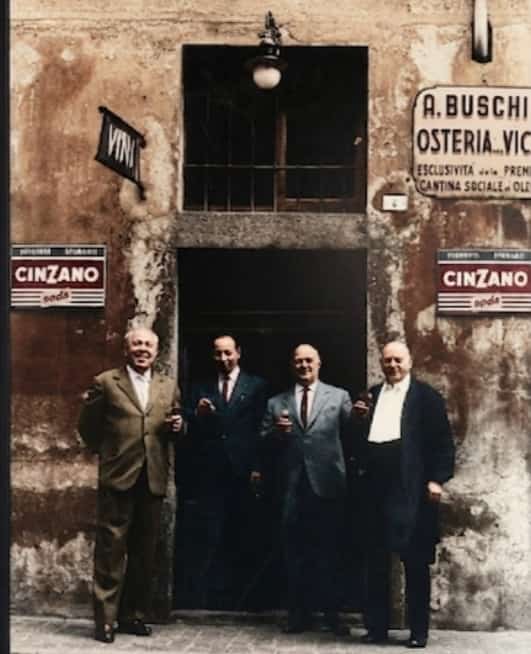 Osteria di A. Buschi, foto storica