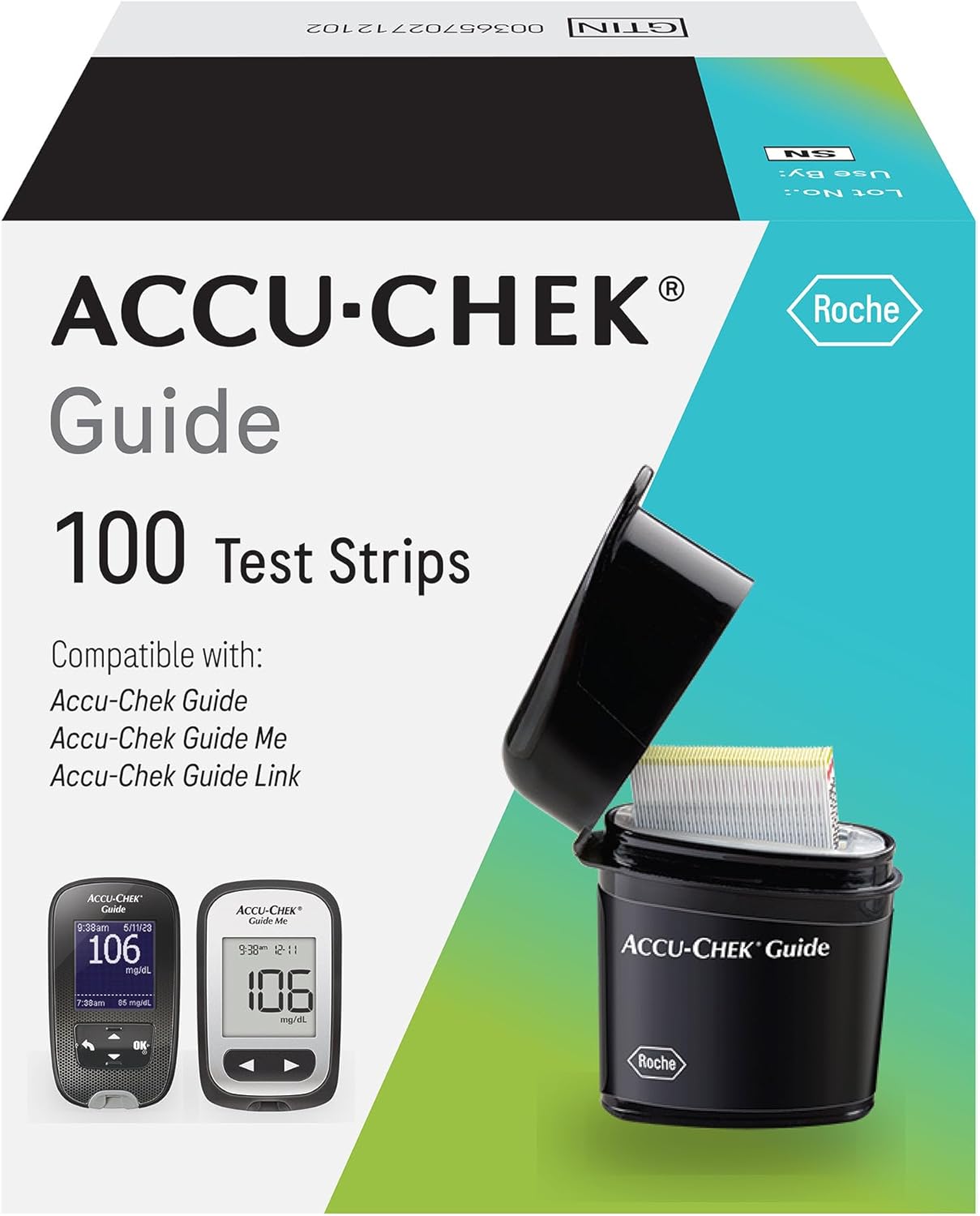 Accuchek Guide Retail- 100ct 