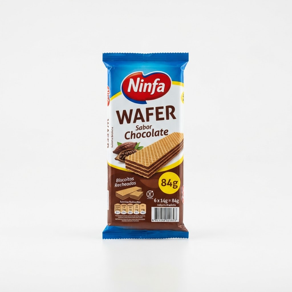 Biscoito Wafer Ninfa 84g