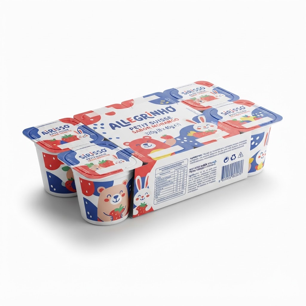 Petit Suisse Trevo Kids Band. c/8 320g