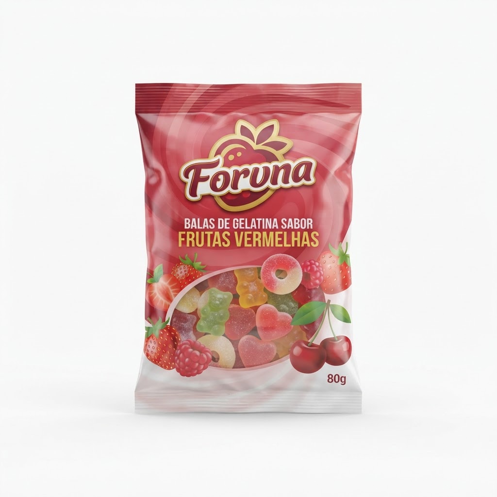 Bala de Gelatina Fini Pcte. 80g