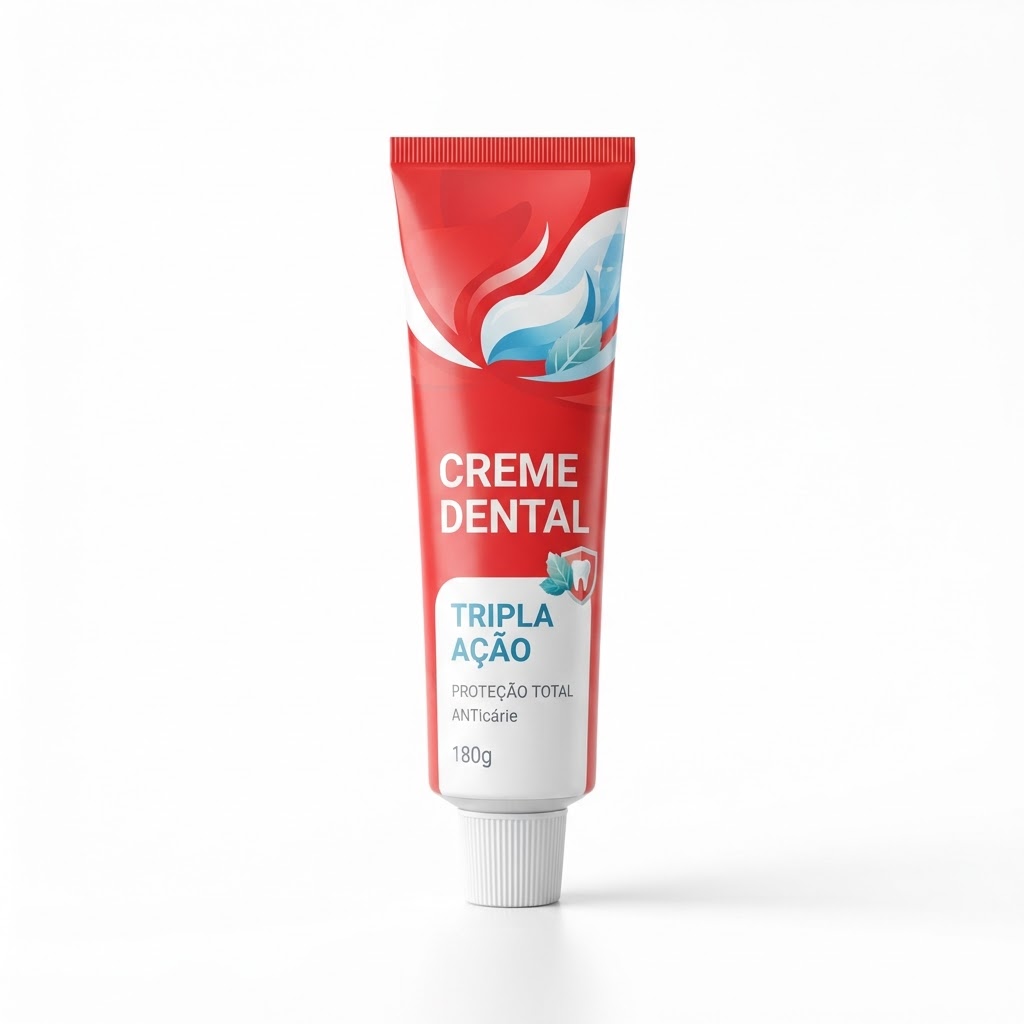 Creme Dental Colgate 180g Tripla Ação ou MPA Anti Cárie