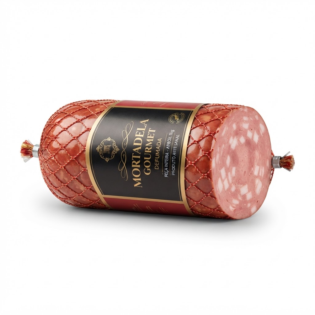 Mortadela Gourmet Defumada Seara Peça kg