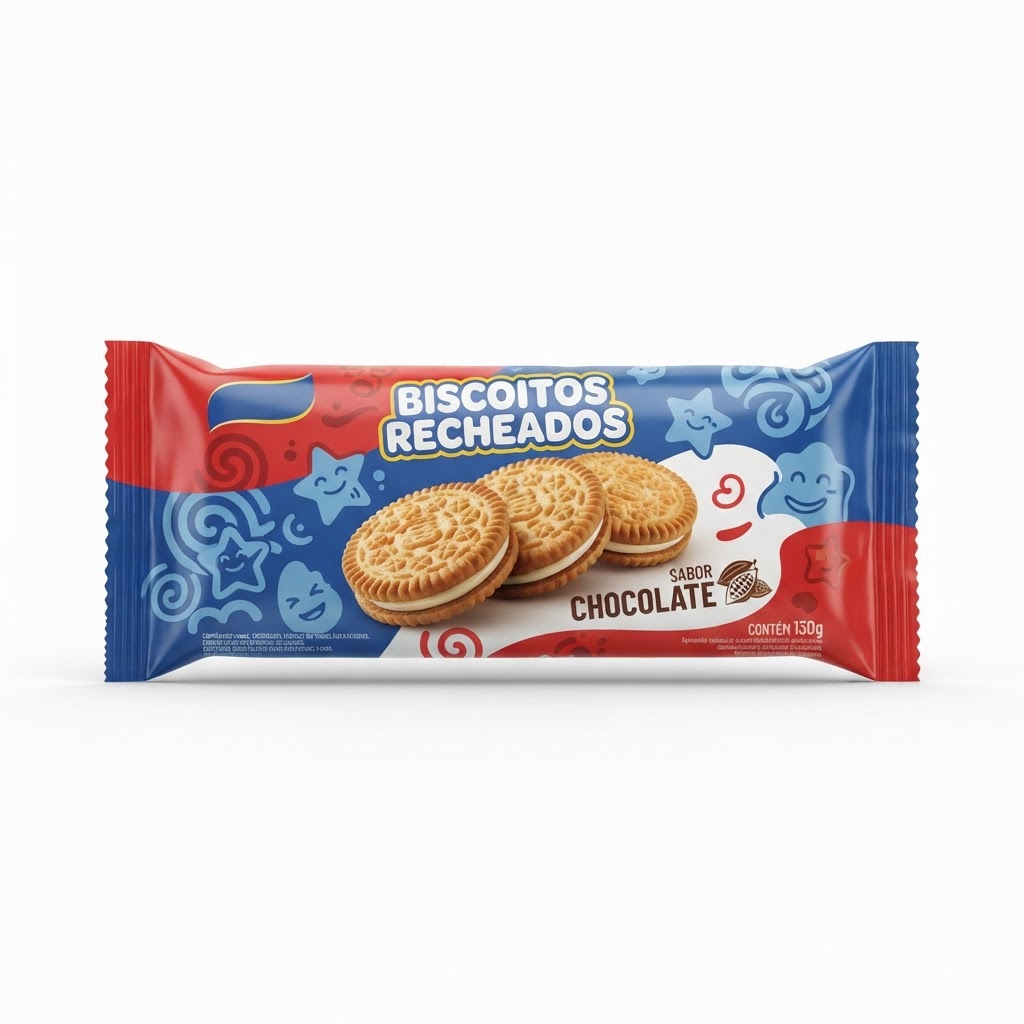Biscoito Recheado Vitarella Treloso Pcte. 130g