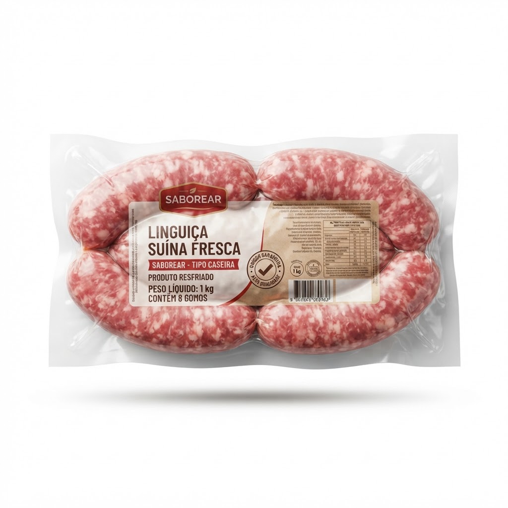 Linguiça Suína Saborear Resfriada Kg