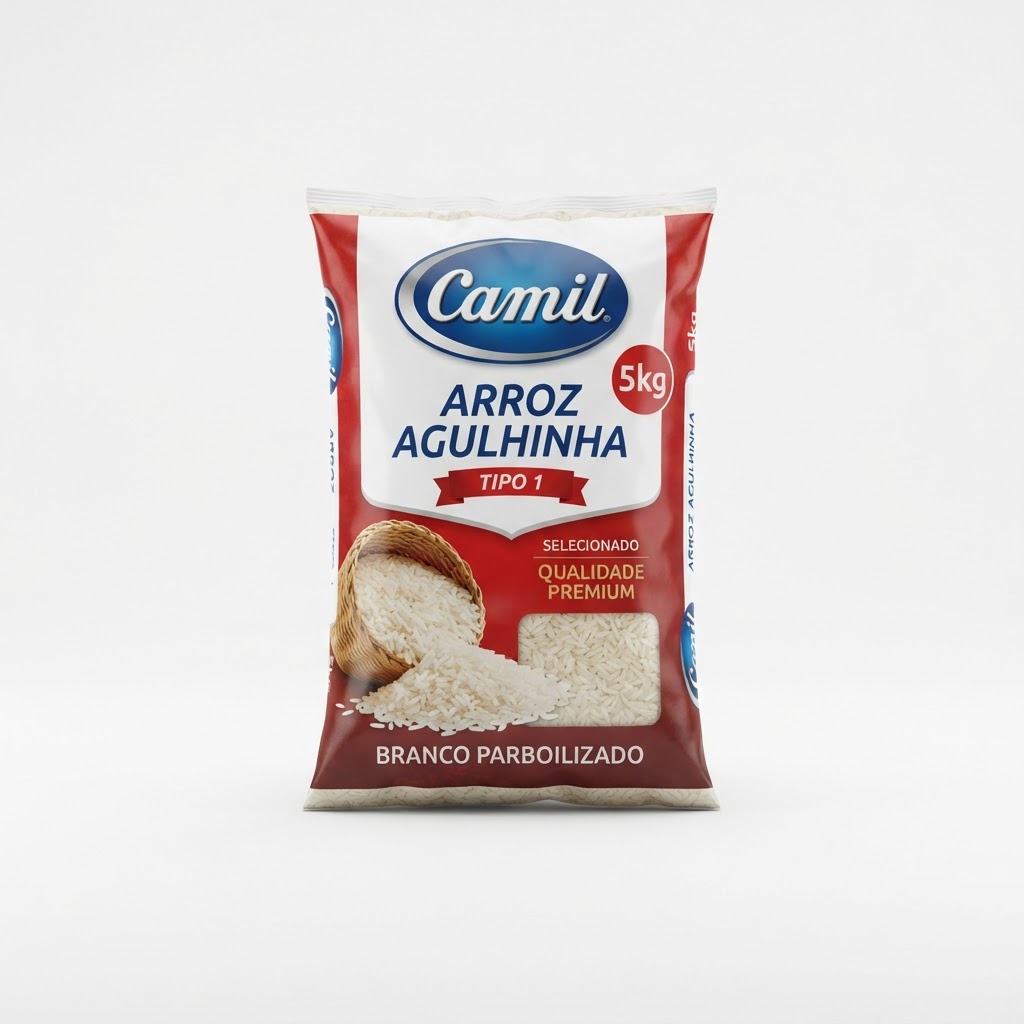 Arroz Agulhinha Camil Tipo 1 5kg