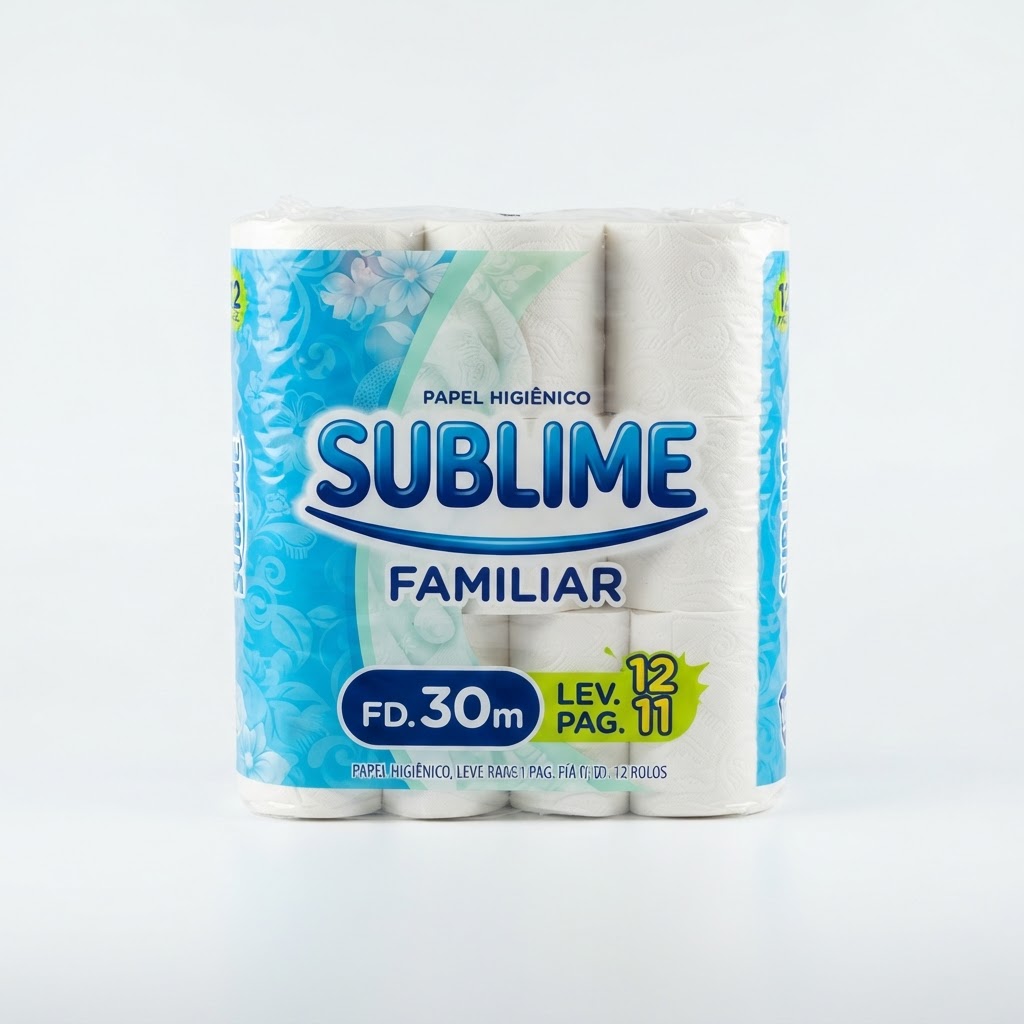 Papel Higiênico Sublime/Familiar FD. 30m Lv.12 Pg.11