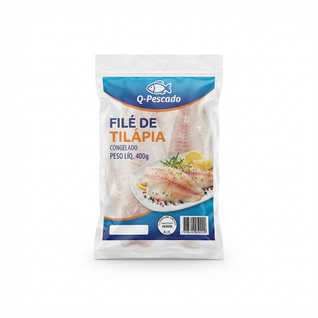 Filé de Tilápia Q-Pescado Cong. 400g