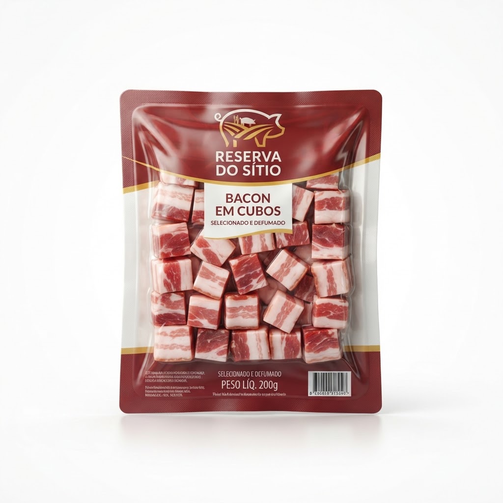 Bacon em Cubos Saudali Pcte. 200g