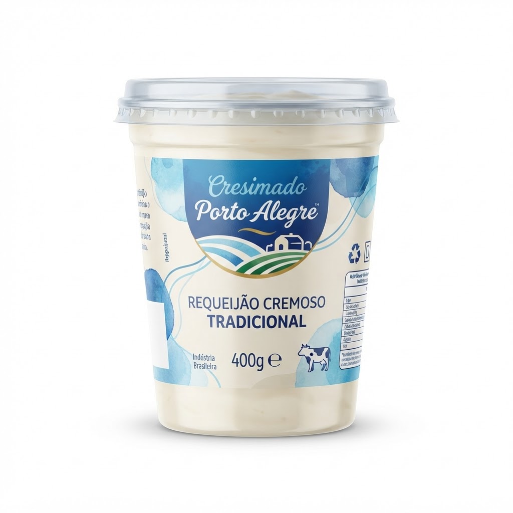 Requeijão Cremoso/Cottage Porto Alegre 400g