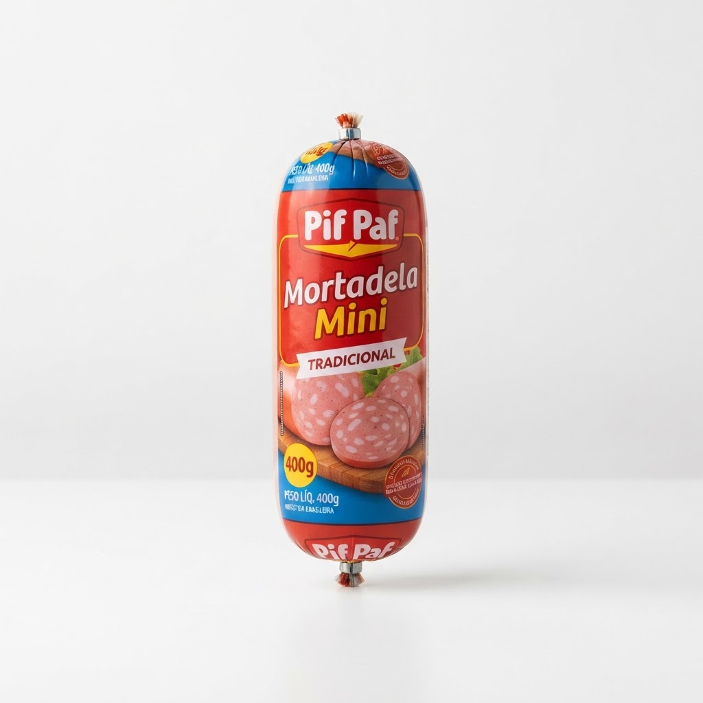 Mortadela Mini Pif Paf Trad. 400g
