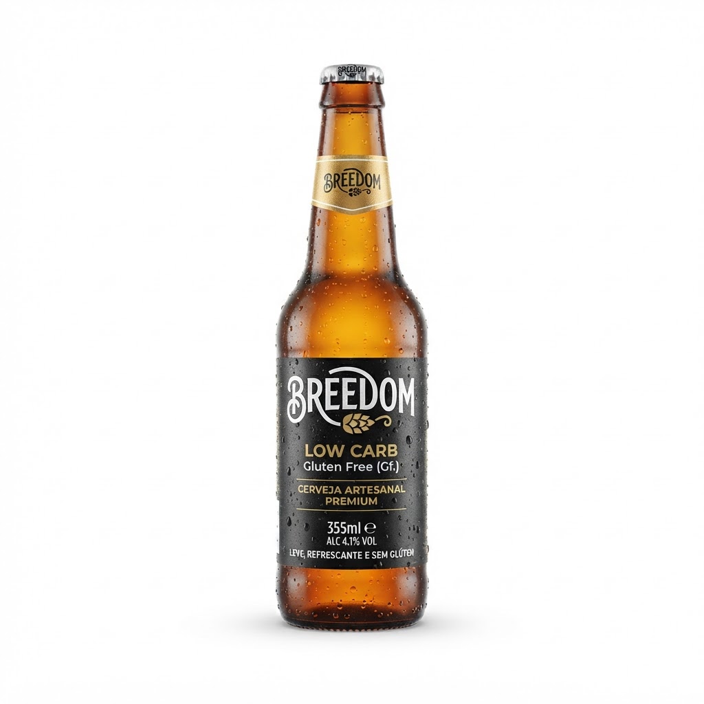 Cerveja Breedom Low Carb Gf. 355ml