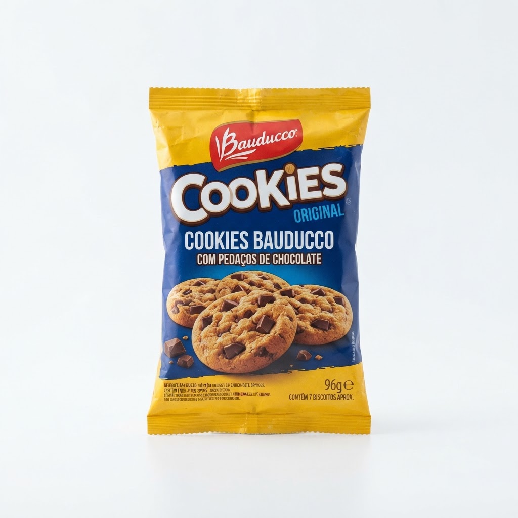 Biscoito Cookies Bauducco Pacote 96/100g