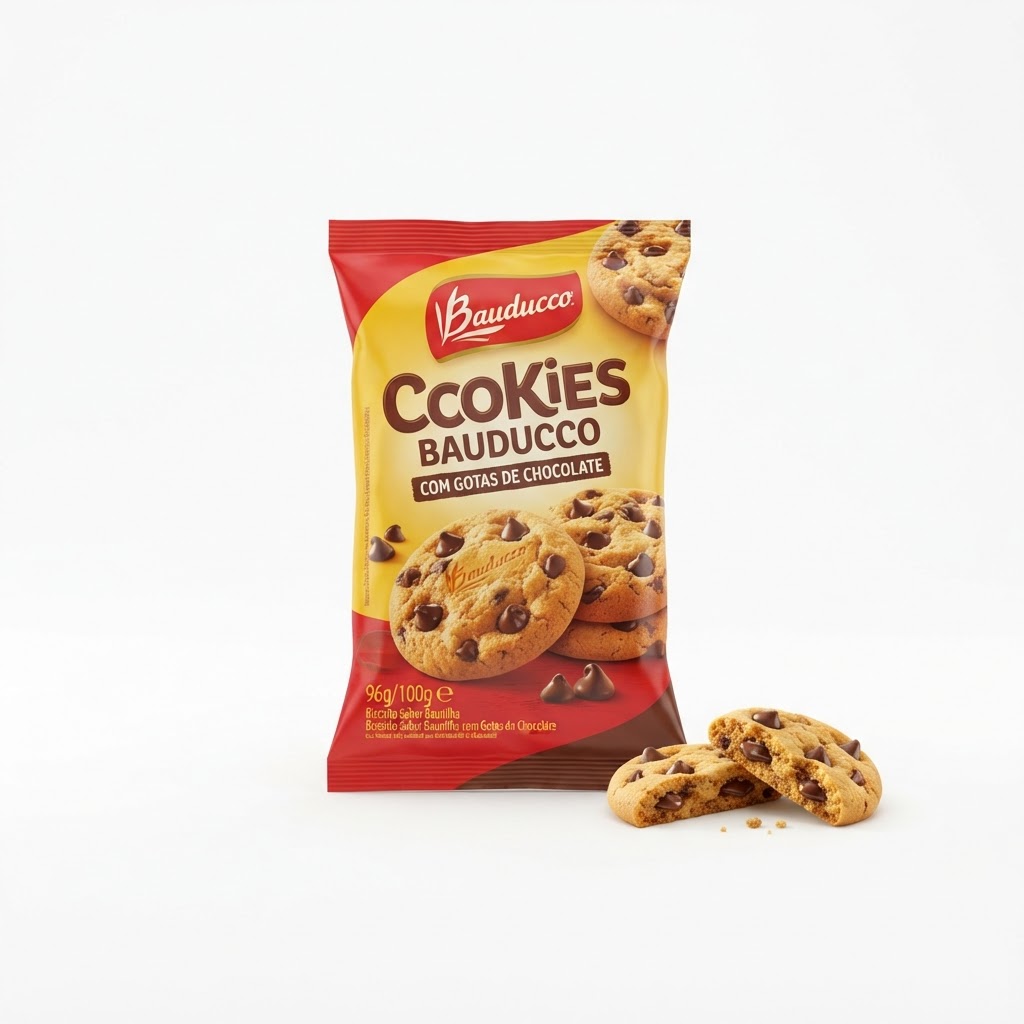 Biscoito Cookies Bauducco 96g/100g