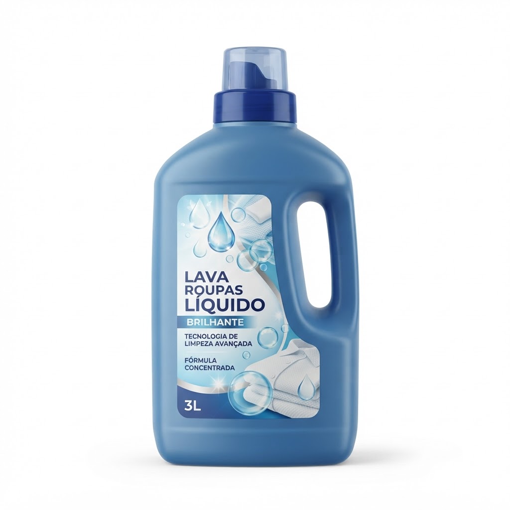 Lava Roupas Líquido Brilhante 3L