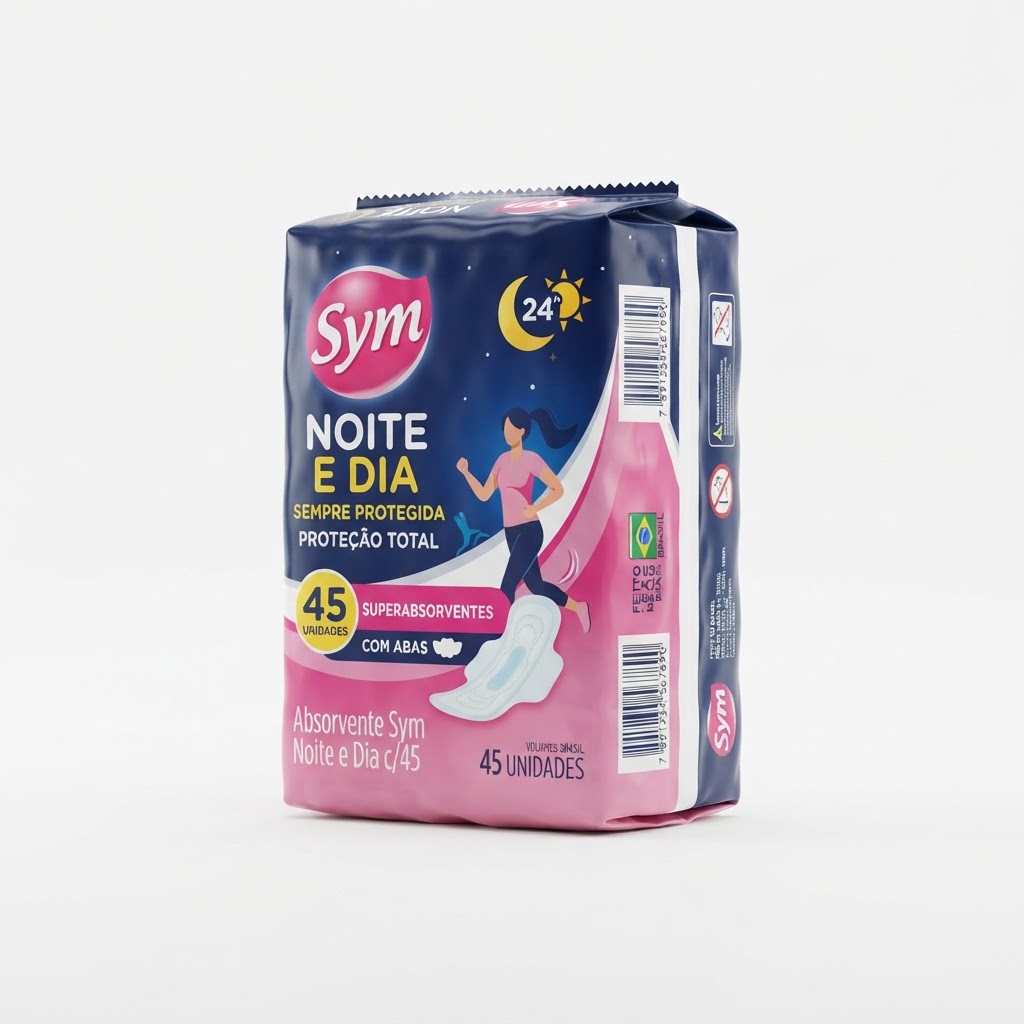 Absorvente Sym Noite e Dia c/45