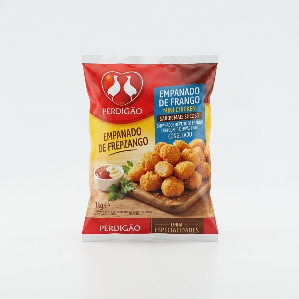Empanado de Frango Mini Chicken Perdigão Cong. 1kg