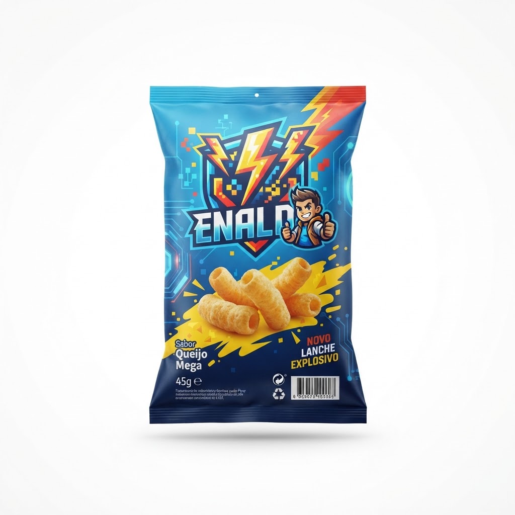 Salgadinho Gulão Enaldinho Pcte. 45g