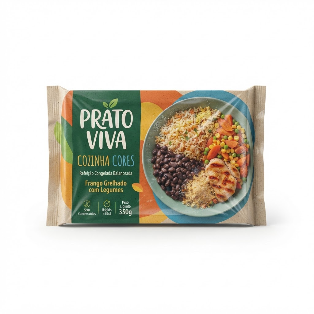 Prato Viva Cozinha Cores