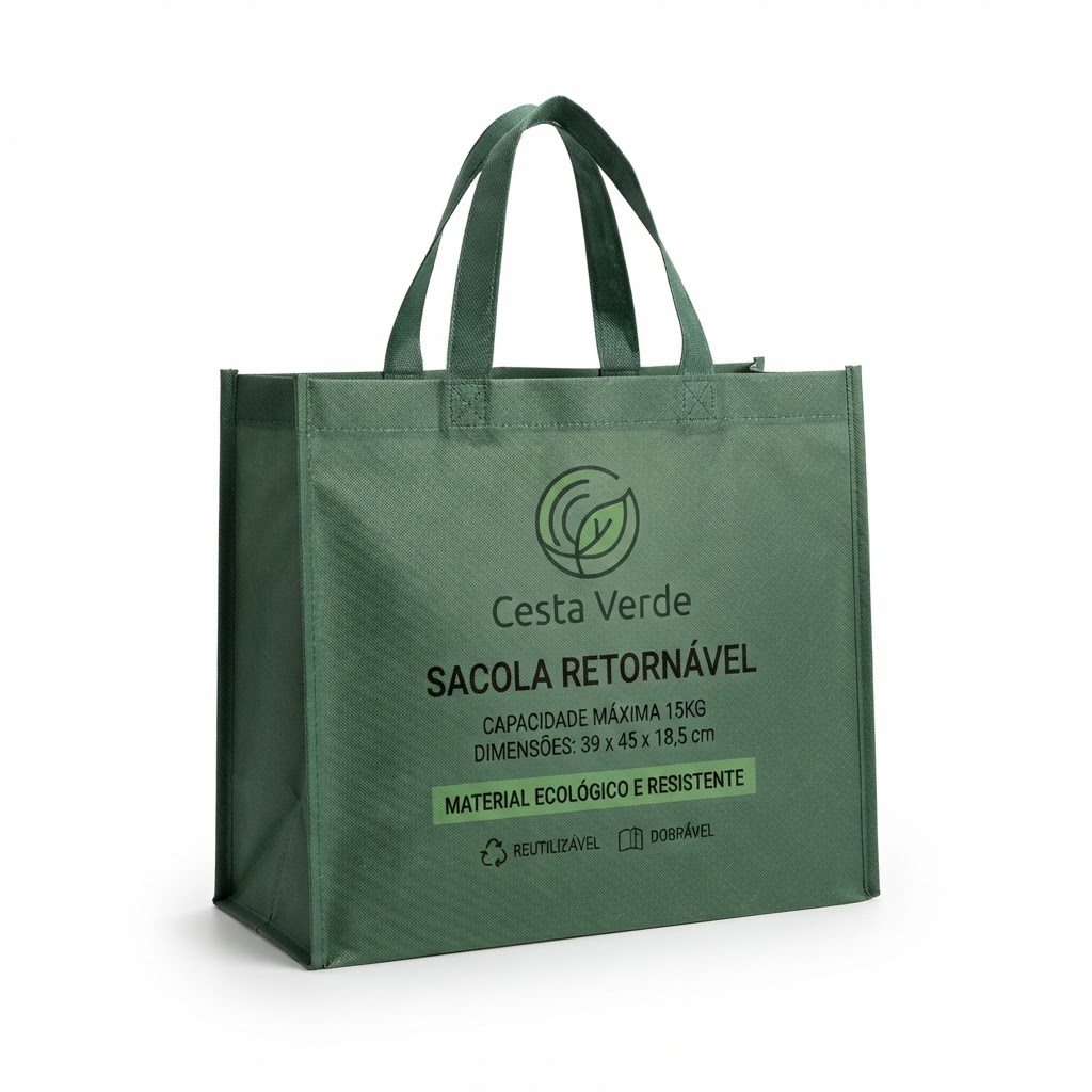 Sacola Retornável MM 39x45x18,5cm