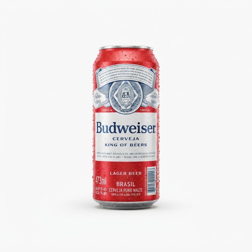 Cerveja Budweiser Latão 473ml