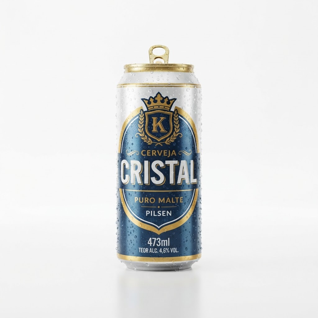 Cerveja Krug Cristal Latão 473ml