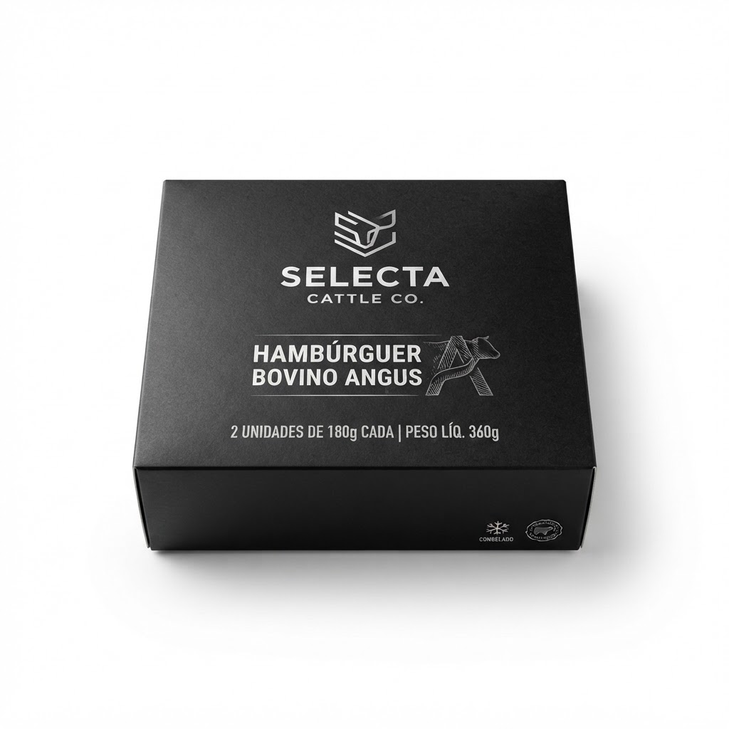 Hambúrguer Bovino Angus Carapreta Cong. Cx. 360g