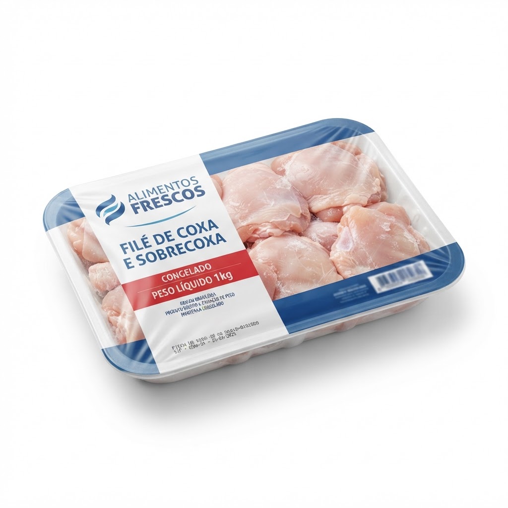 Filé de Coxa e Sobrecoxa Rivelli Congelado 1Kg