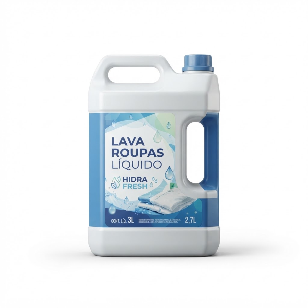 Lava Roupa Líquido Uau 3L e 2,7L