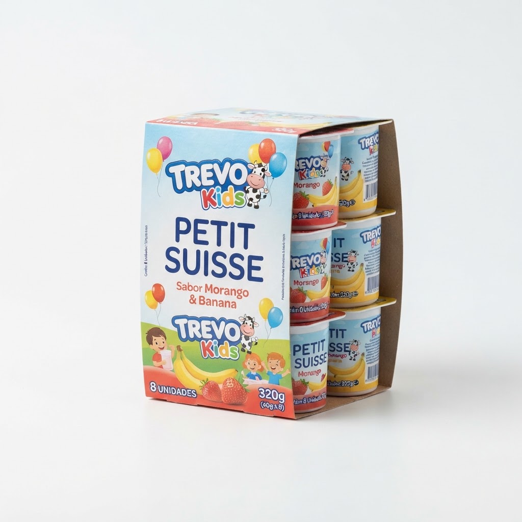 Petit Suisse Trevo Kids c/8 320g