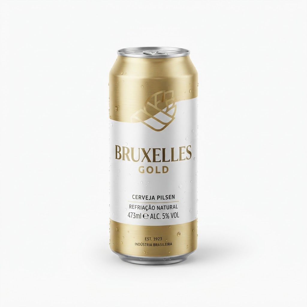 Cerveja Brussels Gold Latão 473ml