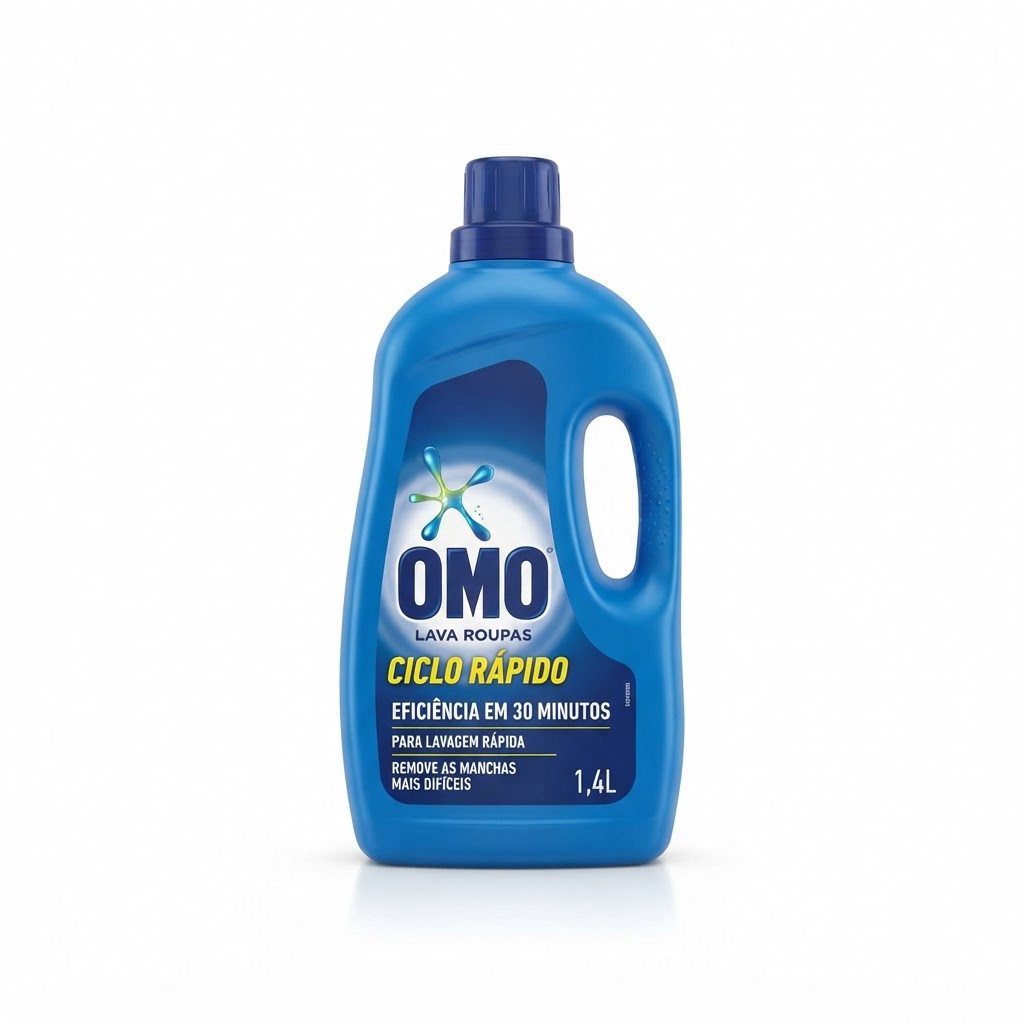 Lava Roupas Omo Ciclo Rápido 1,4L