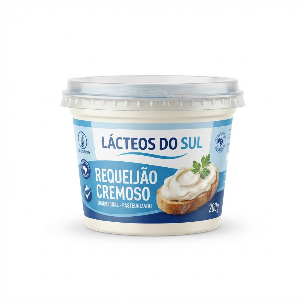 Requeijão Cremoso/Queijo Cottage Porto Alegre 200g