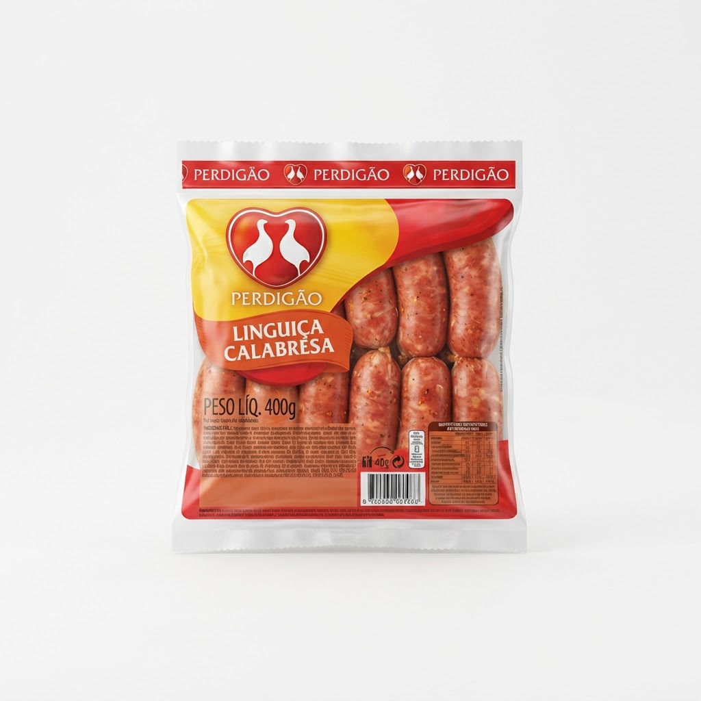 Linguiça Calabresa Perdigão Pcte. 400g
