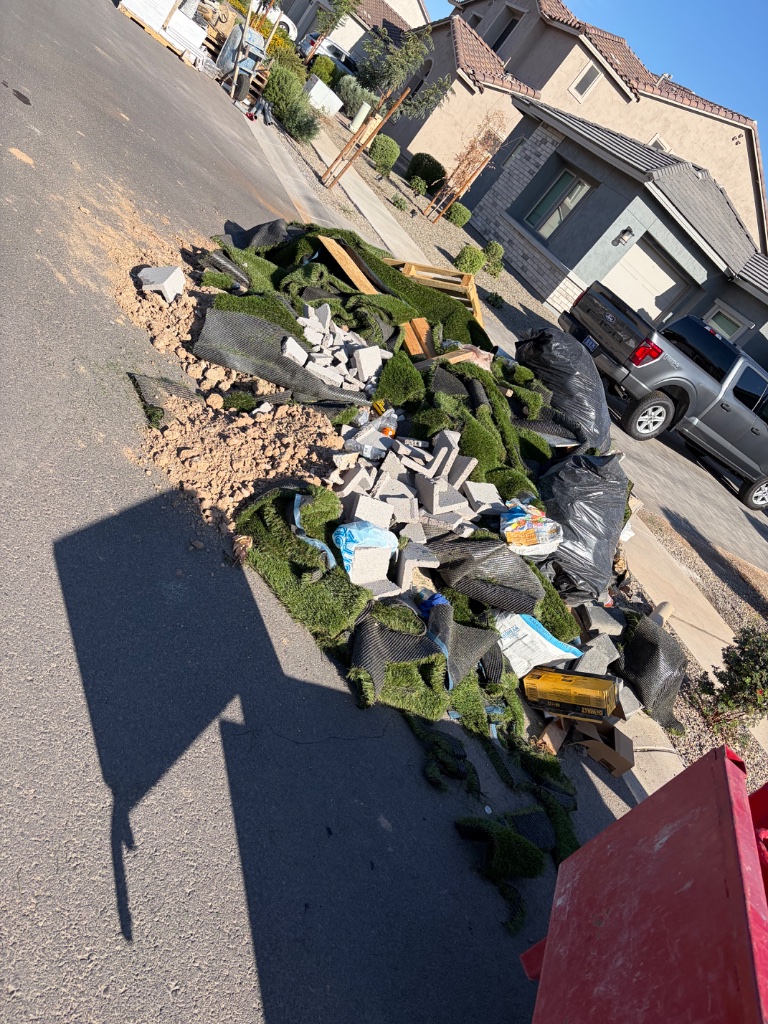Residential Cleanout — Turf, Concrete & Debris